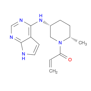 2-Propen-1-one, 1-[(2S,5R)-2-methyl-5-(7H-pyrrolo[2,3-d]pyrimidin-4-ylamino)-1-piperidinyl]-
