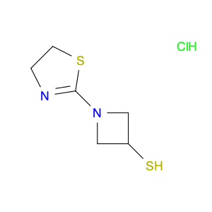 3-Azetidinethiol, 1-(4,5-dihydro-2-thiazolyl)-, hydrochloride (1:1)