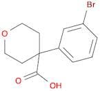 2H-Pyran-4-carboxylic acid, 4-(3-bromophenyl)tetrahydro-