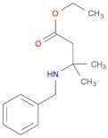 Butanoic acid, 3-methyl-3-[(phenylmethyl)amino]-, ethyl ester