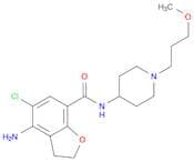 4-amino-5-chloro-N-[1-(3-methoxypropyl)piperidin-4-yl]-2,3-dihydro-1-benzofuran-7-carboxamide