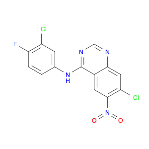 4-Quinazolinamine, 7-chloro-N-(3-chloro-4-fluorophenyl)-6-nitro-