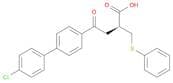 [1,1'-Biphenyl]-4-butanoic acid, 4'-chloro-γ-oxo-α-[(phenylthio)methyl]-, (αS)-