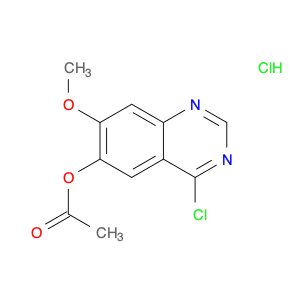 6-Quinazolinol, 4-chloro-7-methoxy-, 6-acetate, hydrochloride (1:1)