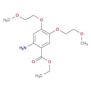 Benzoic acid, 2-amino-4,5-bis(2-methoxyethoxy)-, ethyl ester