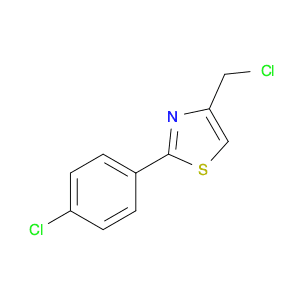 Thiazole, 4-(chloromethyl)-2-(4-chlorophenyl)-