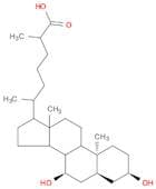 Cholestan-26-oic acid, 3,7-dihydroxy-, (3α,5β,7α)-