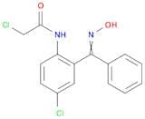 2-Chloro-N-(4-chloro-2-((hydroxyimino)(phenyl)methyl)phenyl)acetamide