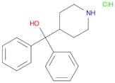 4-Piperidinemethanol, α,α-diphenyl-, hydrochloride (1:1)