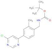 tert-Butyl 4-(6-chloropyrimidin-4-yl)-2-methylbenzylcarbamate
