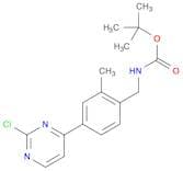 tert-Butyl 4-(2-chloropyrimidin-4-yl)-2-methylbenzylcarbamate