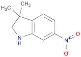 1H-Indole, 2,3-dihydro-3,3-dimethyl-6-nitro-