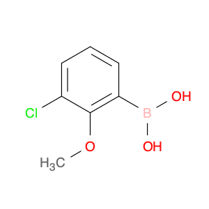 Boronic acid, (3-chloro-2-methoxyphenyl)- (9CI)