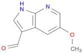 5-Methoxy-5,6-dihydro-1H-pyrrolo[2,3-b]pyridine-3-carbaldehyde