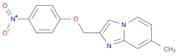 Imidazo[1,2-a]pyridine, 7-methyl-2-[(4-nitrophenoxy)methyl]-
