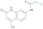 Acetamide, 2-chloro-N-(1,2-dihydro-4-methyl-2-oxo-7-quinolinyl)-