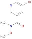 3-Pyridinecarboxamide, 5-bromo-N-methoxy-N-methyl-
