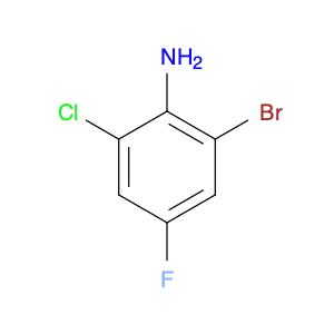 Benzenamine, 2-bromo-6-chloro-4-fluoro-