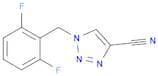 1-(2,6-Difluorobenzyl)-1H-1,2,3-triazole-4-carbonitrile