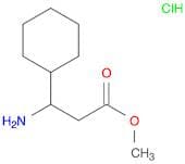 Cyclohexanepropanoic acid, β-amino-, methyl ester, hydrochloride (1:1)