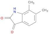 1H-Indole-2,3-dione, 6,7-dimethyl-