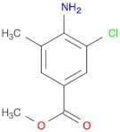 Benzoic acid, 4-amino-3-chloro-5-methyl-, methyl ester