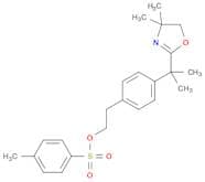Benzeneethanol, 4-[1-(4,5-dihydro-4,4-dimethyl-2-oxazolyl)-1-methylethyl]-, 1-(4-methylbenzenesulf…