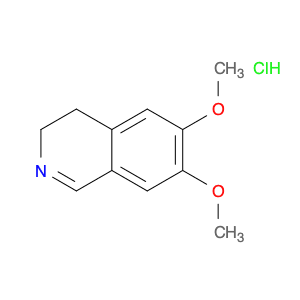 Isoquinoline, 3,4-dihydro-6,7-dimethoxy-, hydrochloride (1:1)
