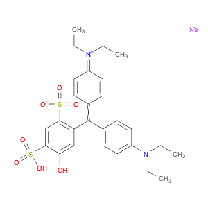 Ethanaminium, N-[4-[[4-(diethylamino)phenyl](5-hydroxy-2,4-disulfophenyl)methylene]-2,5-cyclohexad…