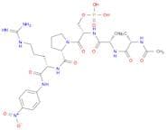 L-Argininamide, N-acetyl-L-alanyl-L-alanyl-O-phosphono-L-seryl-L-prolyl-N-(4-nitrophenyl)- (9CI)