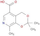 2,2,8-trimethyl-2H,4H-[1,3]dioxino[4,5-c]pyridine-5-carboxylic acid