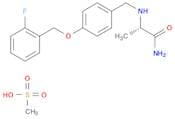 (S)-2-((4-((2-Fluorobenzyl)oxy)benzyl)amino)propanamide methanesulfonate
