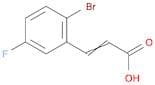 2-BROMO-5-FLUOROCINNAMIC ACID