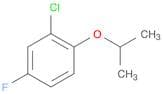 2-Chloro-4-fluoro-1-isopropoxybenzene