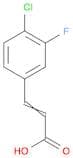2-Propenoic acid, 3-(4-chloro-3-fluorophenyl)-
