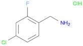 4-Chloro-2-fluorobenzylamine, HCl