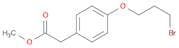 Benzeneacetic acid, 4-(3-bromopropoxy)-, methyl ester
