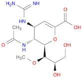 D-glycero-D-galacto-Non-2-enonic acid, 5-(acetylamino)-4-[(aminoiminomethyl)amino]-2,6-anhydro-3,4…