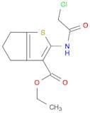 4H-Cyclopenta[b]thiophene-3-carboxylic acid, 2-[(2-chloroacetyl)amino]-5,6-dihydro-, ethyl ester