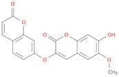 2H-1-Benzopyran-2-one, 7-hydroxy-6-methoxy-3-[(2-oxo-2H-1-benzopyran-7-yl)oxy]-