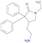 2-Pyrrolidinone, 4-(2-aminoethyl)-1-ethyl-3,3-diphenyl-