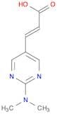 (E)-3-(2-(Dimethylamino)pyrimidin-5-yl)acrylic acid