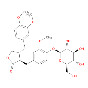 2(3H)-Furanone, 4-[(3,4-dimethoxyphenyl)methyl]-3-[[4-(β-D-glucopyranosyloxy)-3-methoxyphenyl]meth…