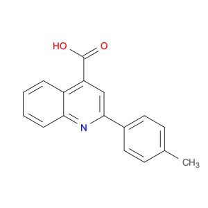 4-Quinolinecarboxylic acid, 2-(4-methylphenyl)-