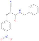 2-Propenamide, 2-cyano-3-(4-nitrophenyl)-N-(phenylmethyl)-