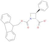 1,2-Azetidinedicarboxylic acid, 3-phenyl-, 1-(9H-fluoren-9-ylmethyl) ester, (2R,3R)-rel-