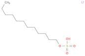 Sulfuric acid, monododecyl ester, lithium salt (1:1)