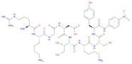 L-Tyrosinamide, L-arginyl-L-lysylglycyl-L-α-aspartyl-L-isoleucyl-L-lysyl-L-seryl-N-(4-nitrophenyl)…
