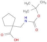 Cyclopentanecarboxylic acid, 1-[[[(1,1-dimethylethoxy)carbonyl]amino]methyl]-