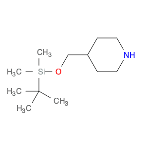 Piperidine, 4-[[[(1,1-dimethylethyl)dimethylsilyl]oxy]methyl]-